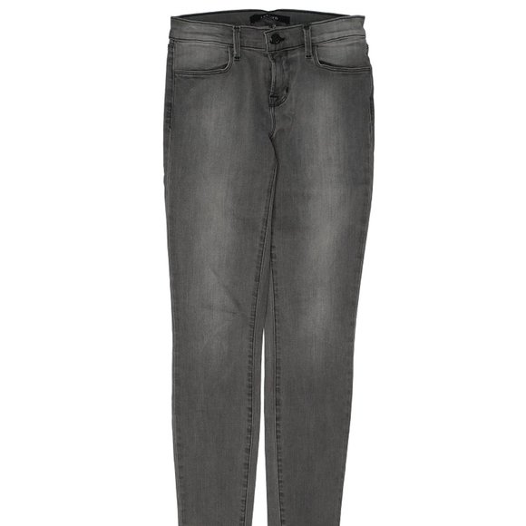J Brand Jeans Gray Light Wash Skinny Leg Mid Rise Waist Sz 26 #451 - Picture 1 of 4